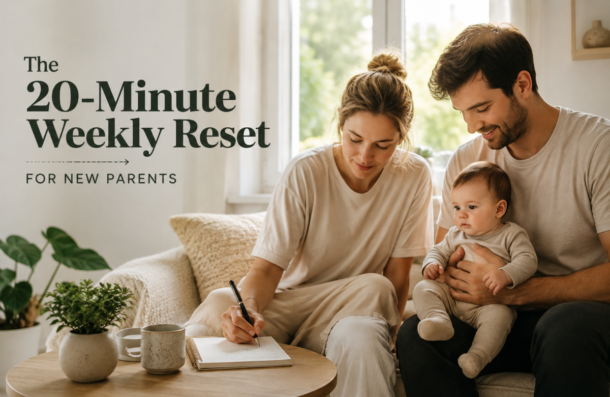 The 20-Minute Weekly Reset for New Parents