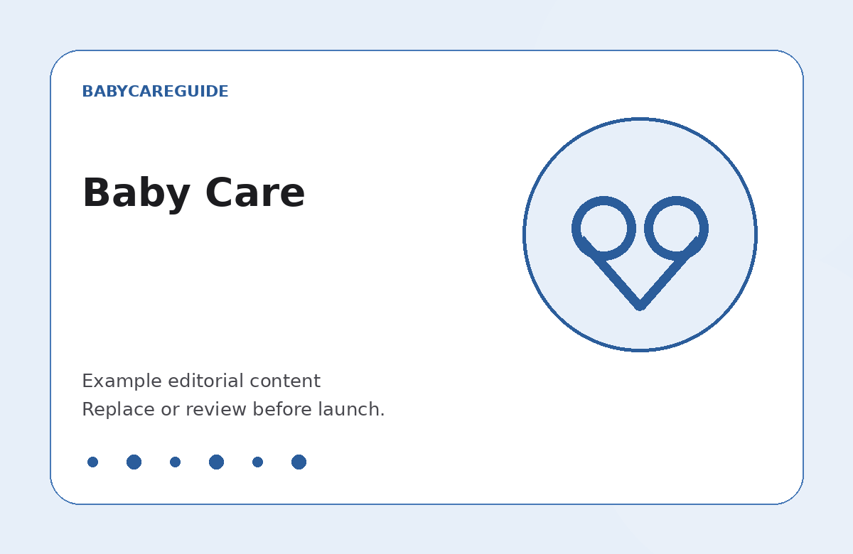 BabyCareGuide example image for Baby Care