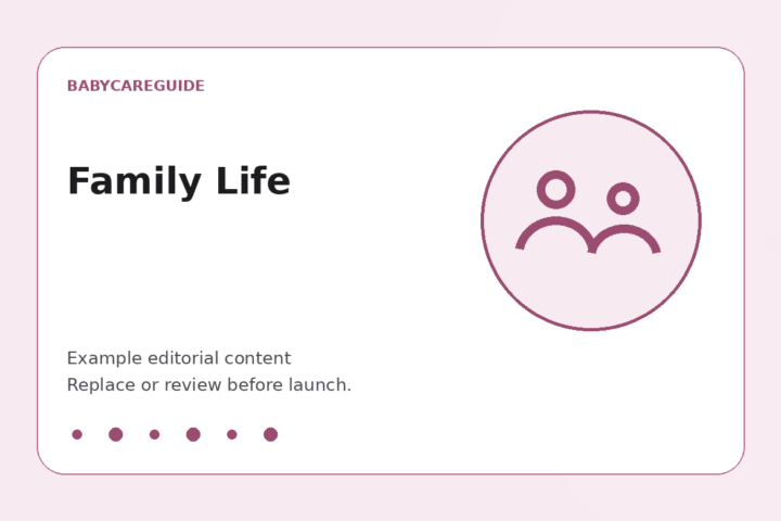 BabyCareGuide example image for Family Life