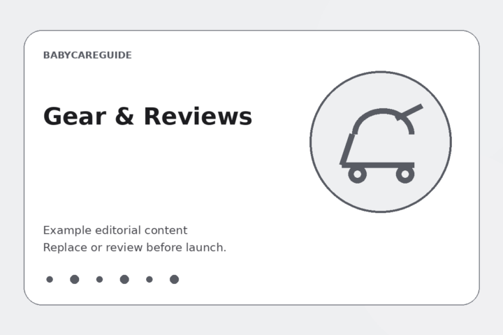 BabyCareGuide example image for Gear & Reviews