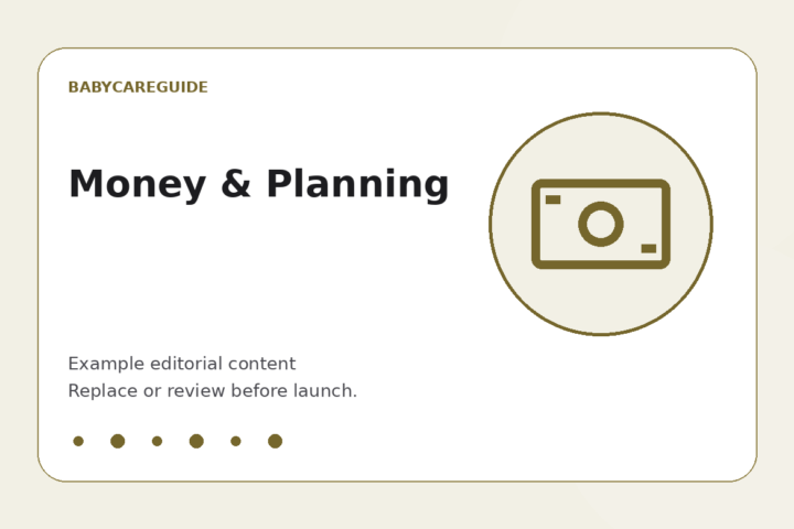 BabyCareGuide example image for Money & Planning