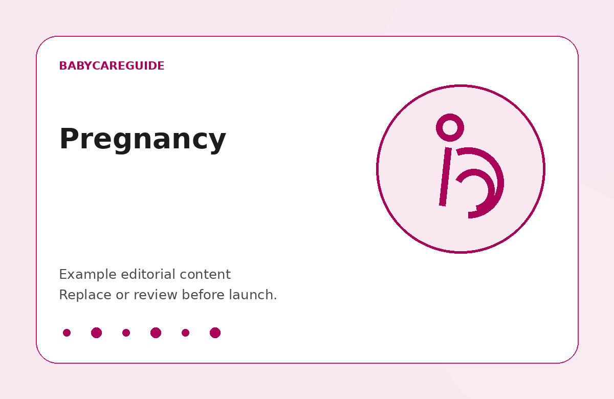 BabyCareGuide example image for Pregnancy